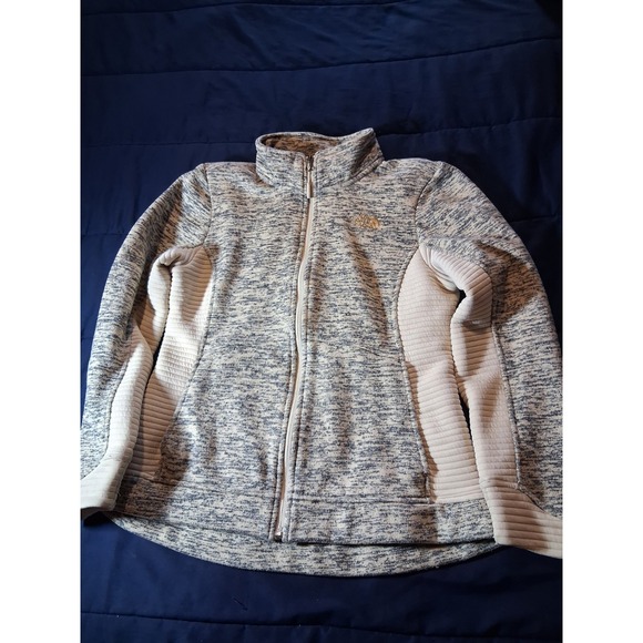 The North Face Jackets & Blazers - The North Face Jacket Ribbed Sides Long Sleeve Beige Womens Medium